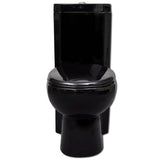 WC Ceramic Toilet Bathroom Corner Toilet Black