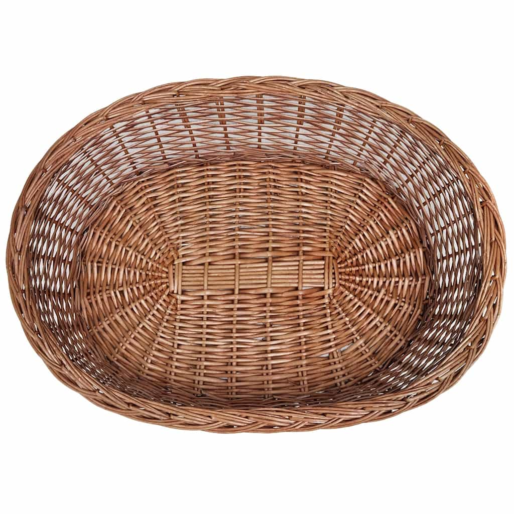 Willow Dog Basket/Pet Bed Natural 90 cm