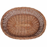 Willow Dog Basket/Pet Bed Natural 90 cm