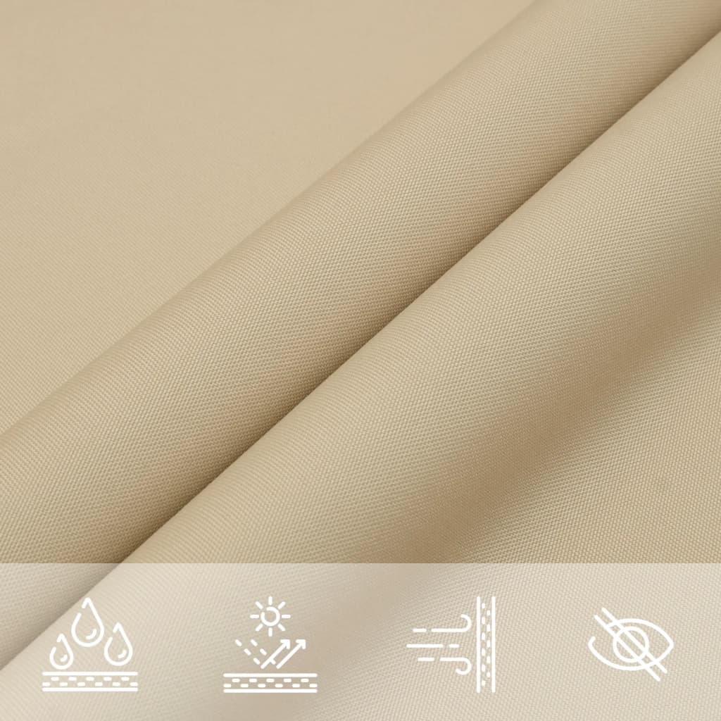 Sunshade Sail Oxford Fabric Rectangular 4x6 m Beige