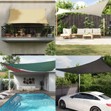 Sunshade Sail Oxford Fabric Rectangular 4x6 m Beige