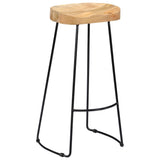 Gavin Bar Stools 2 pcs Solid Mango Wood