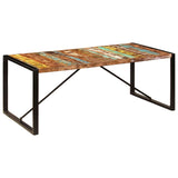 Dining Table 200x100x75 cm Solid Reclaimed Wood