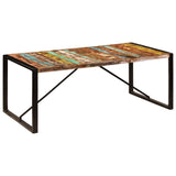 Dining Table 200x100x75 cm Solid Reclaimed Wood