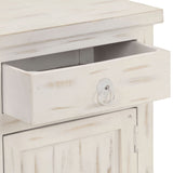 Bedside Cabinet White 40x30x50 cm Solid Mango Wood