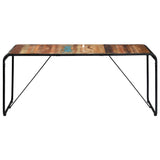 Dining Table 180x90x76 cm Solid Reclaimed Wood