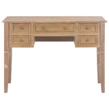 Writing Desk Brown 109.5x45x77.5 cm Wood