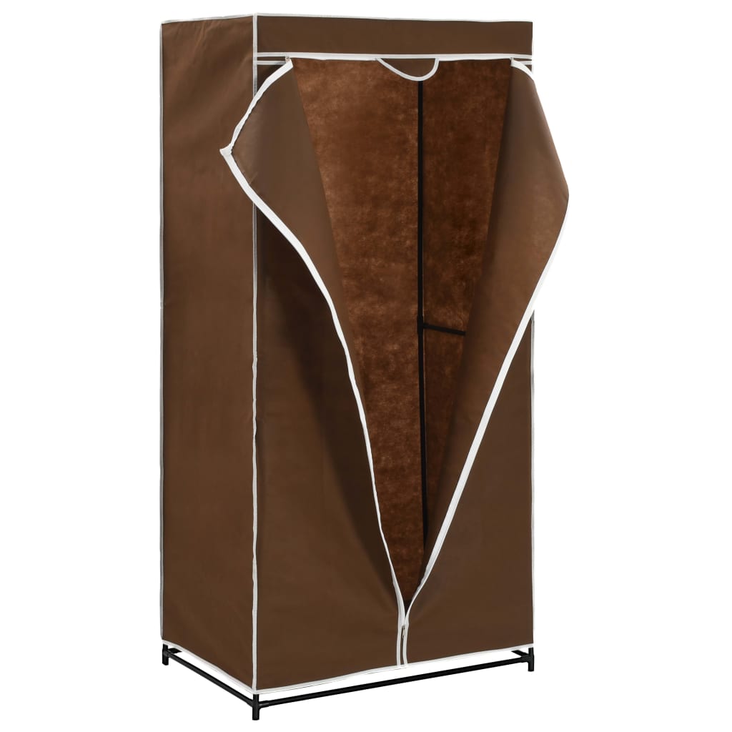 Wardrobes 2 pcs Brown 75x50x160 cm