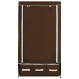 Wardrobe Brown 87x49x159 cm Fabric