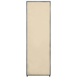 Wardrobe Cream 87x49x159 cm Fabric