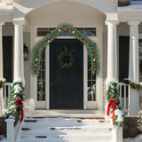 Christmas Garland Decorated with Baubles 5 m