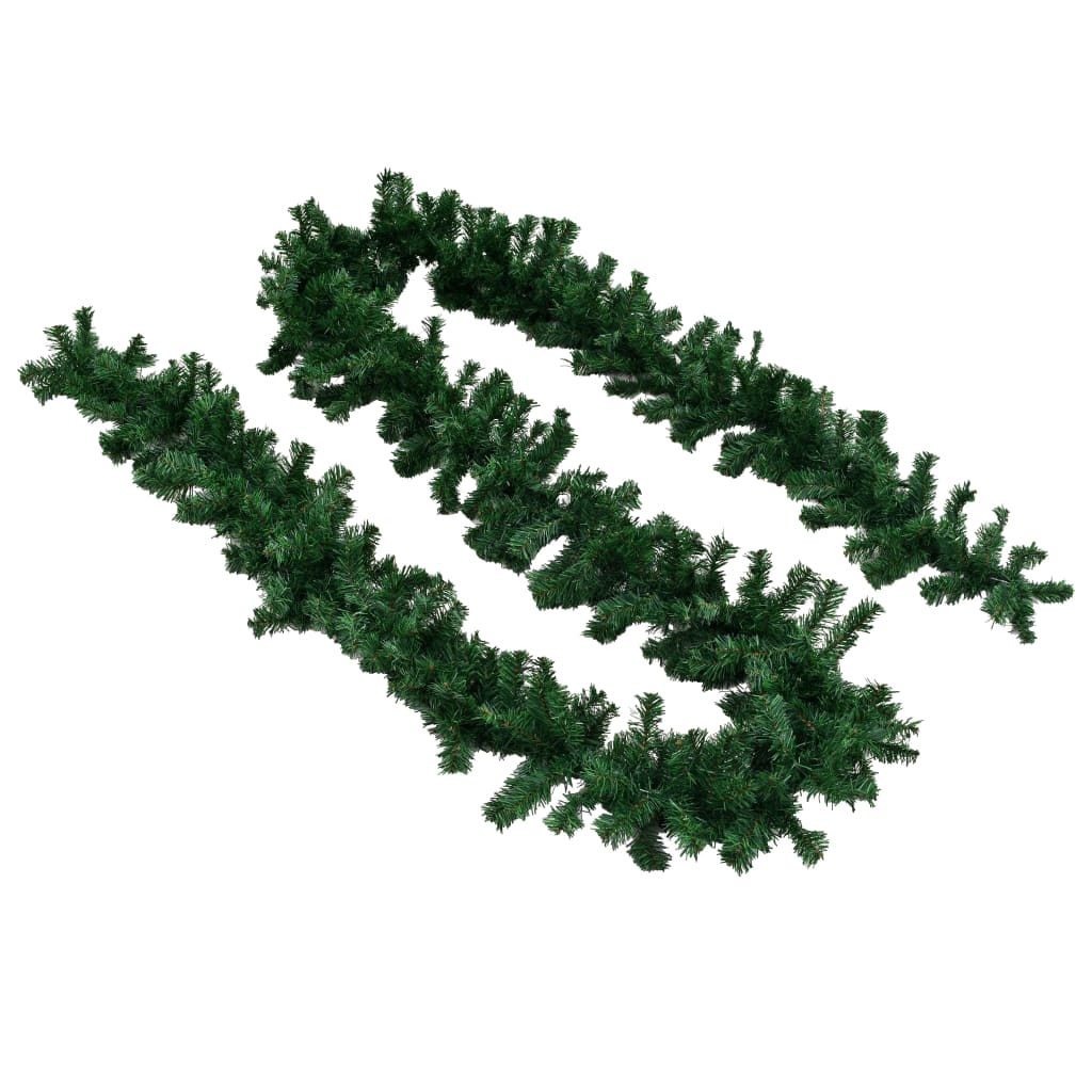 Christmas Garlands 4 pcs Green 270 cm PVC