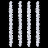 Christmas Garlands 4 pcs White 270 cm PVC