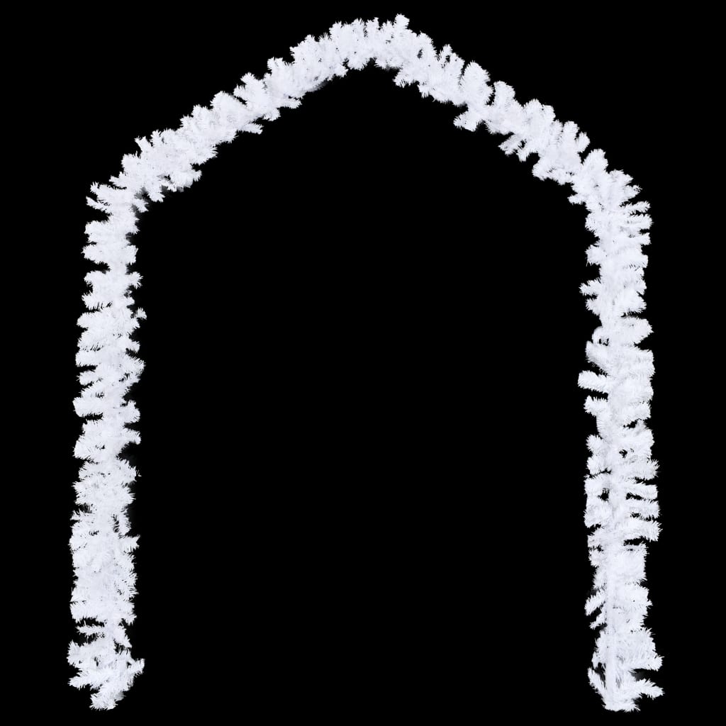 Christmas Garlands 4 pcs White 270 cm PVC