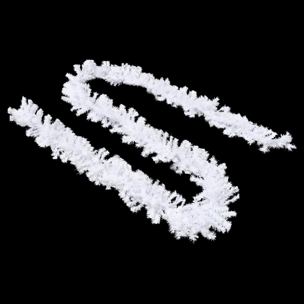 Christmas Garlands 4 pcs White 270 cm PVC