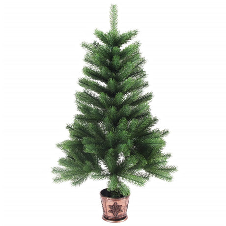 Artificial Christmas Tree Lifelike Needles 90 cm Green