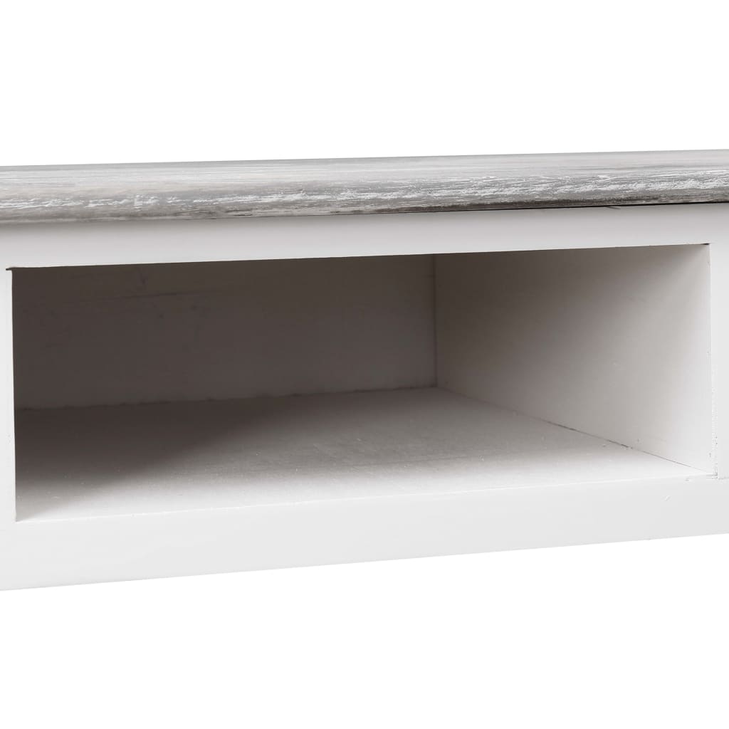 Writing Desk Grey 110x45x76 cm Wood