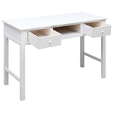 Writing Desk White 110x45x76 cm Wood