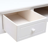 Writing Desk White 110x45x76 cm Wood