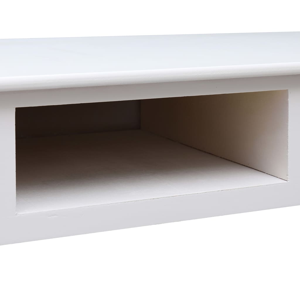 Writing Desk White 110x45x76 cm Wood