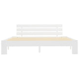 Bed Frame without Mattress White 180x200cm Solid Wood Pine