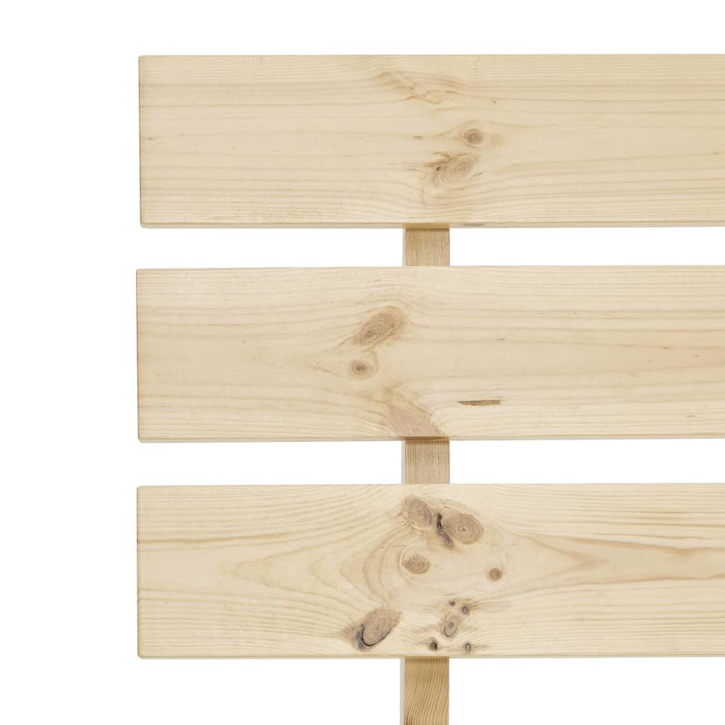 Bed Frame without Mattress 140x200cm Solid Wood Pine