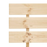 Bed Frame without Mattress 140x200cm Solid Wood Pine