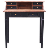 Writing Desk with Drawers 90x50x101 cm Solid Mahogany Wood