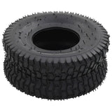 Wheelbarrow Tyres 2 pcs 15x6.00-6 4PR Rubber