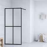 Walk-in Shower Screen Frosted Tempered Glass 80x195 cm