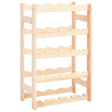 Wine Rack for 20 Bottles Pinewood