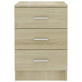 Bedside Cabinets 2 pcs Sonoma Oak 38x35x56 cm Engineered Wood