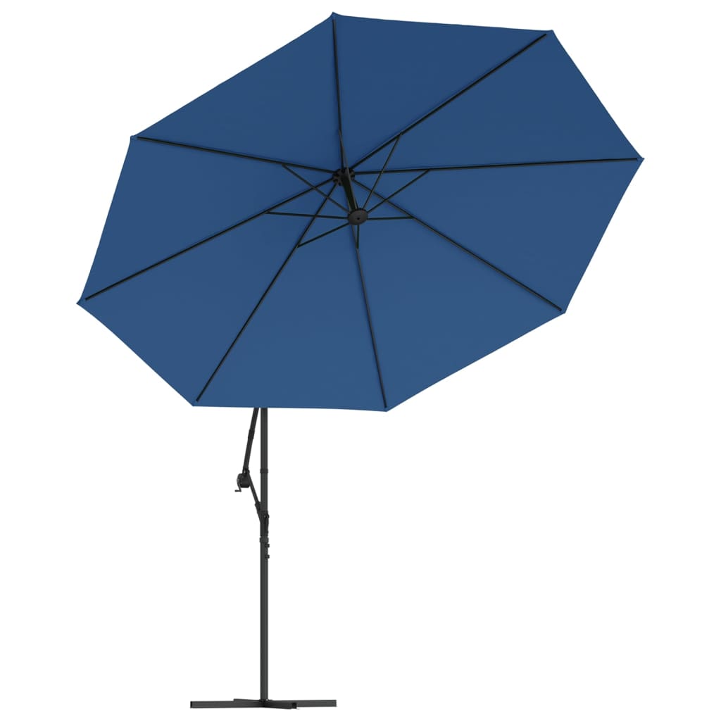 Cantilever Garden Parasol with Aluminium Pole 350 cm Blue