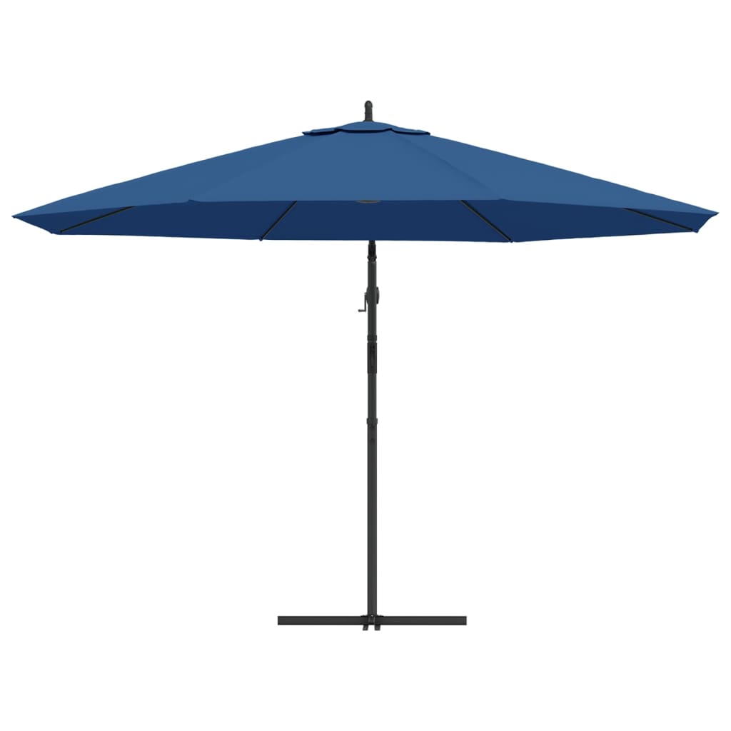 Cantilever Garden Parasol with Aluminium Pole 350 cm Blue