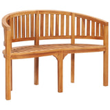 Banana Bench 120 cm Solid Teak Wood