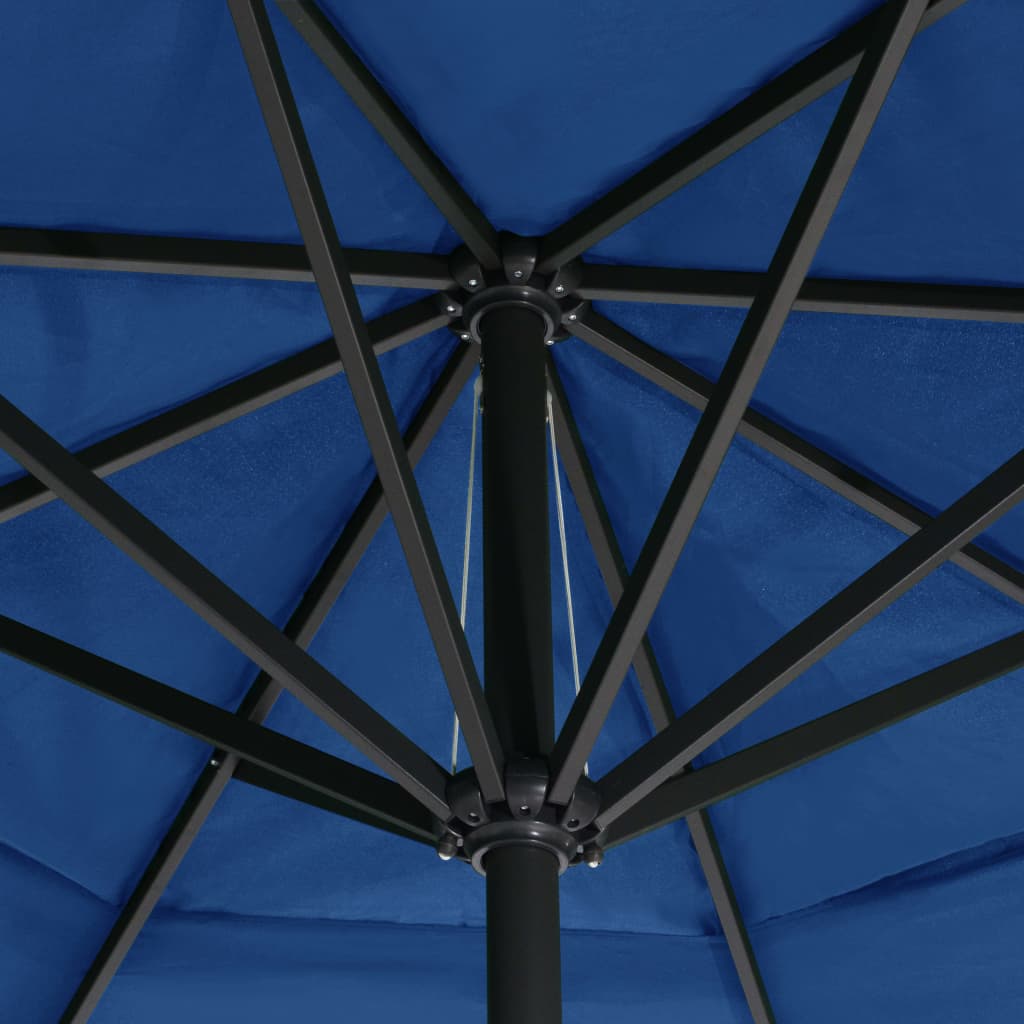 Garden Parasol with Aluminium Pole 500 cm Azure Blue