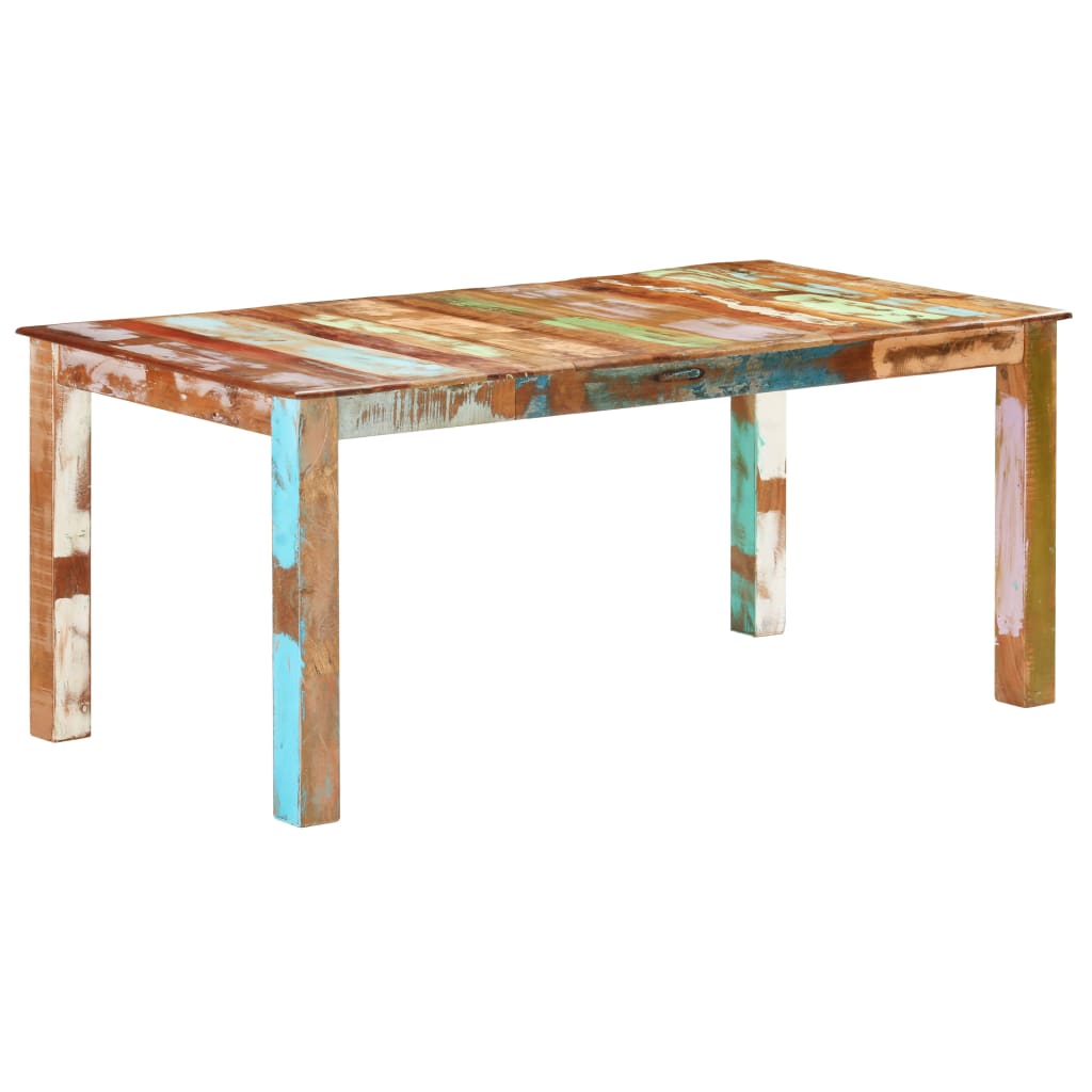 Dining Table Solid Reclaimed Wood 180x90x76 cm