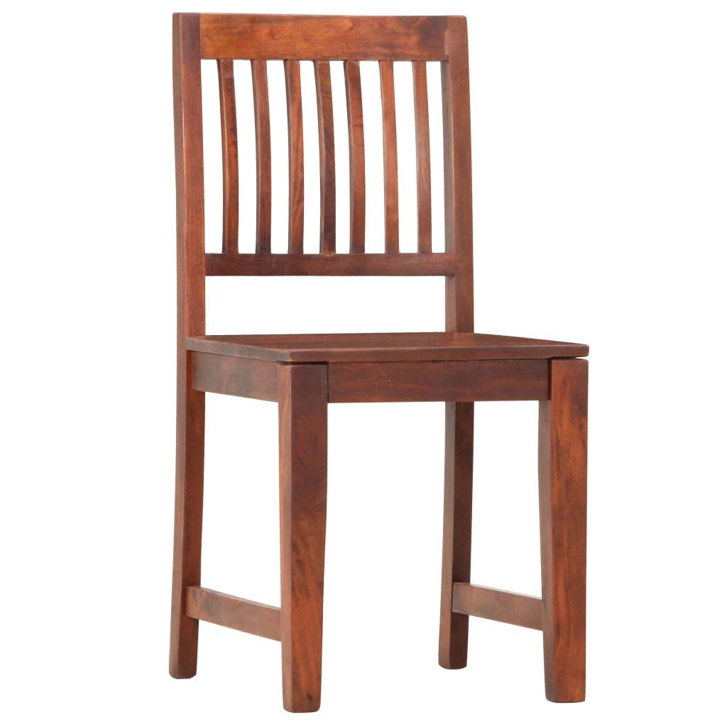 Dining Chairs 2 pcs Solid Mango Wood