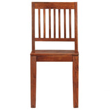 Dining Chairs 2 pcs Solid Mango Wood