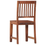 Dining Chairs 2 pcs Solid Mango Wood