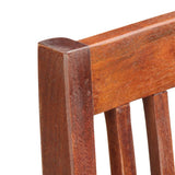 Dining Chairs 2 pcs Solid Mango Wood