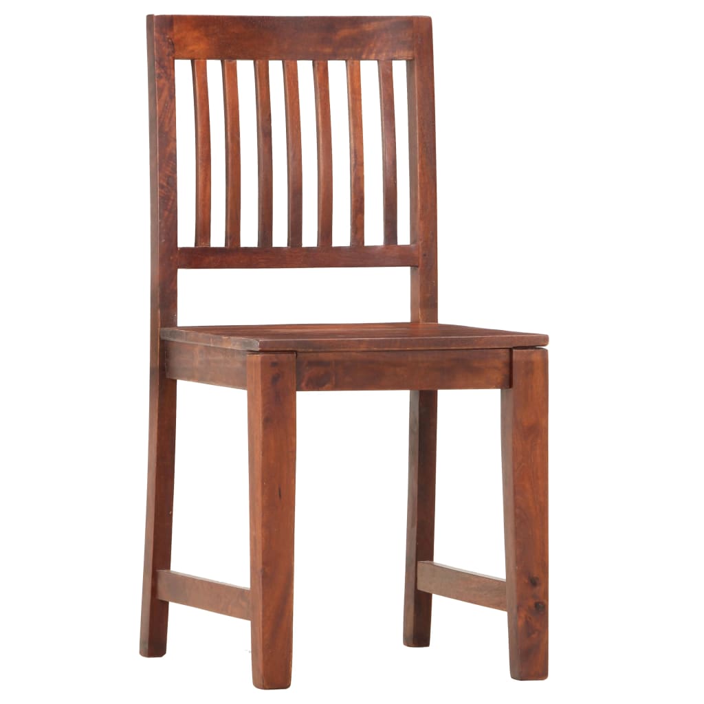 Dining Chairs 2 pcs Solid Mango Wood