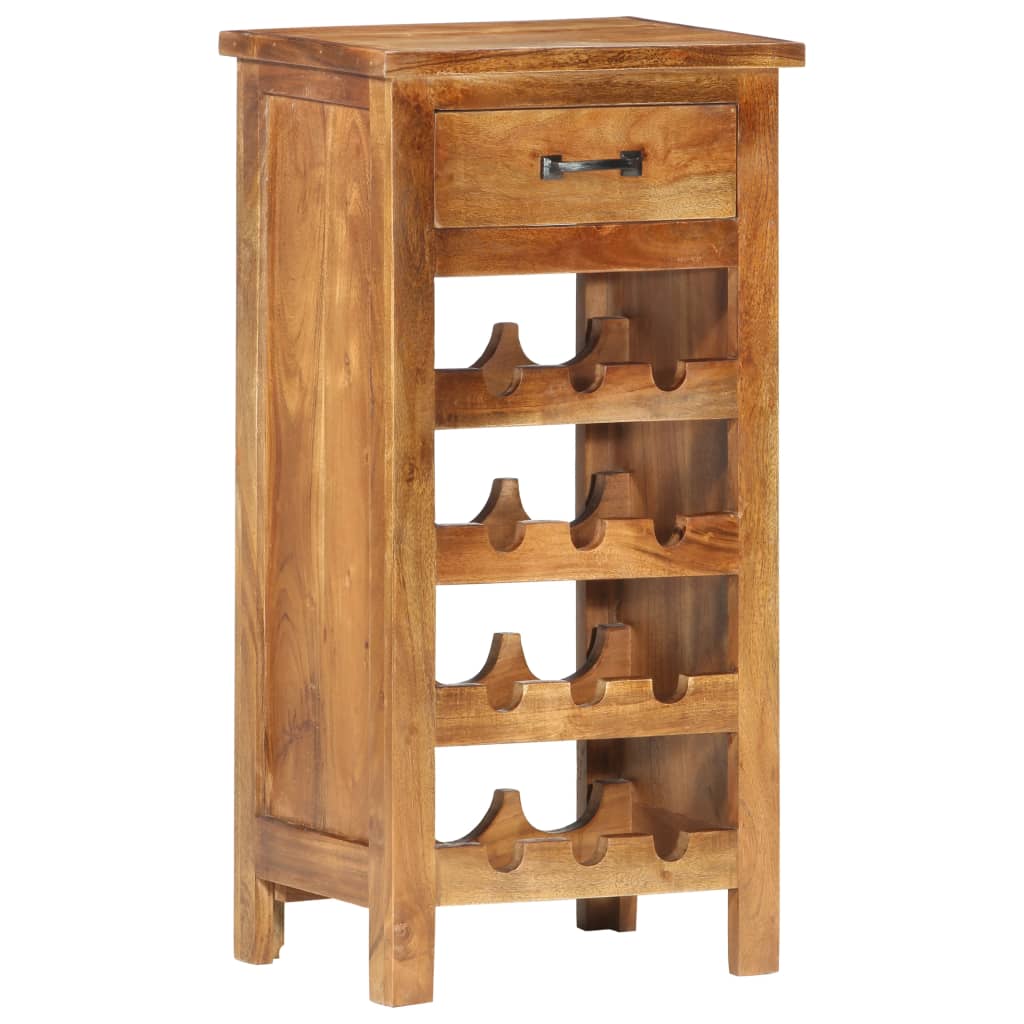 Wine Cabinet 40x30x80 cm Solid Acacia Wood