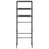 3-Tier Storage Rack over Toilet Black 53x28x169 cm