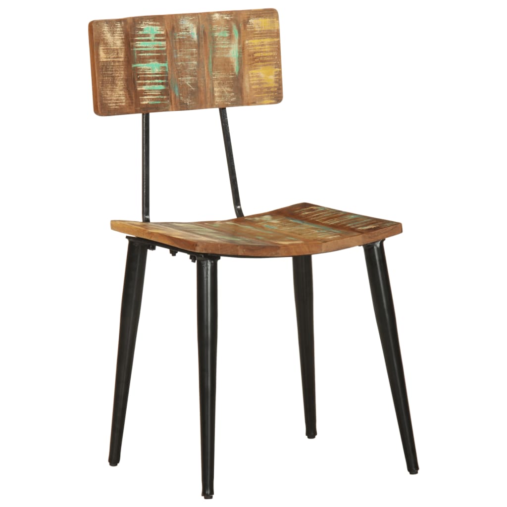 Dining Chairs 2 pcs Solid Reclaimed Wood