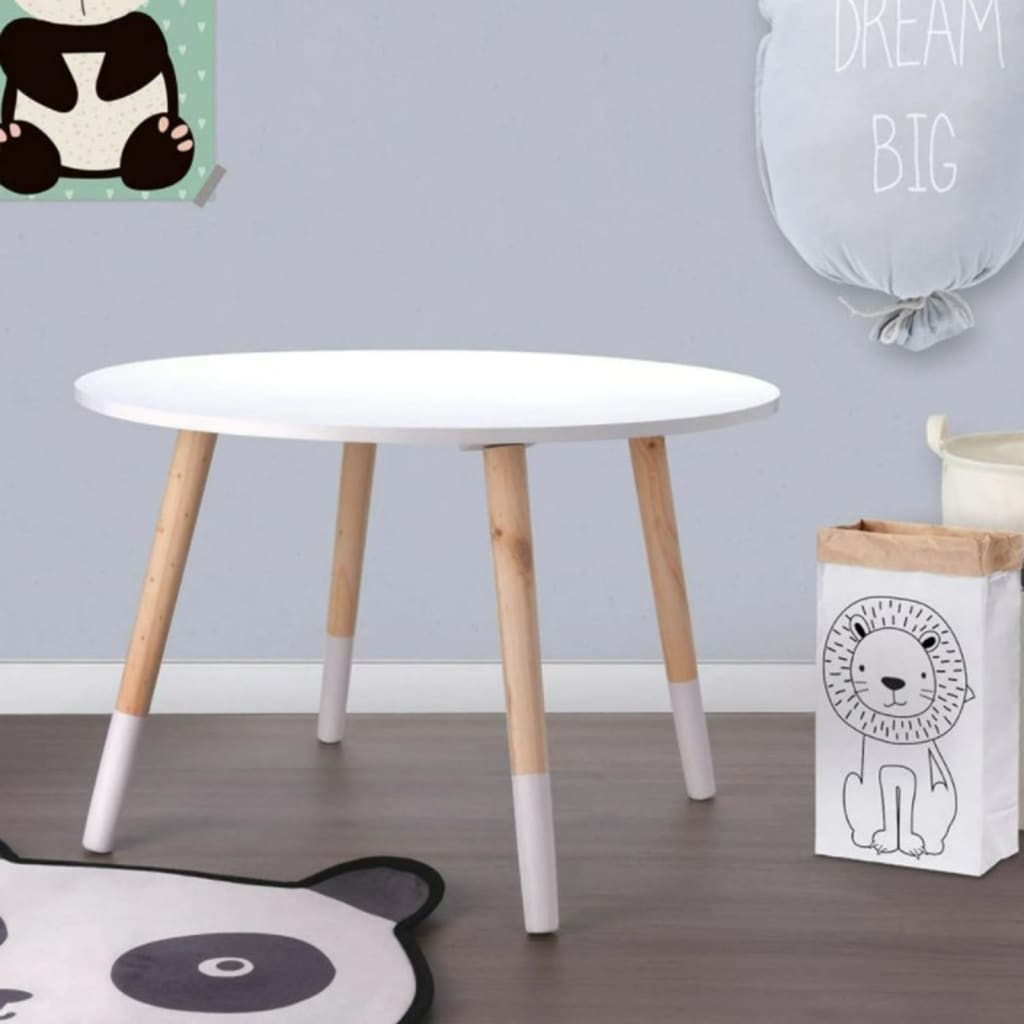 H&S Collection Table for Children 60x41 cm White