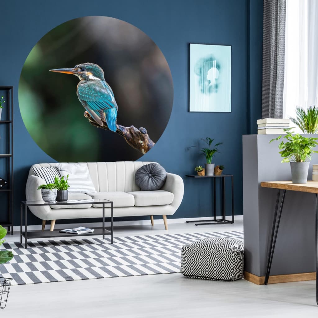 Wallpaper Circle The Kingfisher 142.5 cm