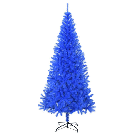 Artificial Christmas Tree with Stand Blue 210 cm PVC