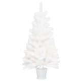 Artificial Christmas Tree Lifelike Needles White 90 cm