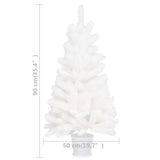 Artificial Christmas Tree Lifelike Needles White 90 cm